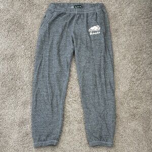 Women’s Roots Heather Gray Jogger Sweatpants - M